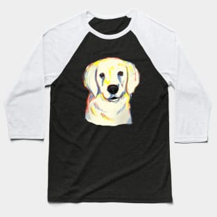 Golden Retriever Color- Art Watercolor Gift Baseball T-Shirt